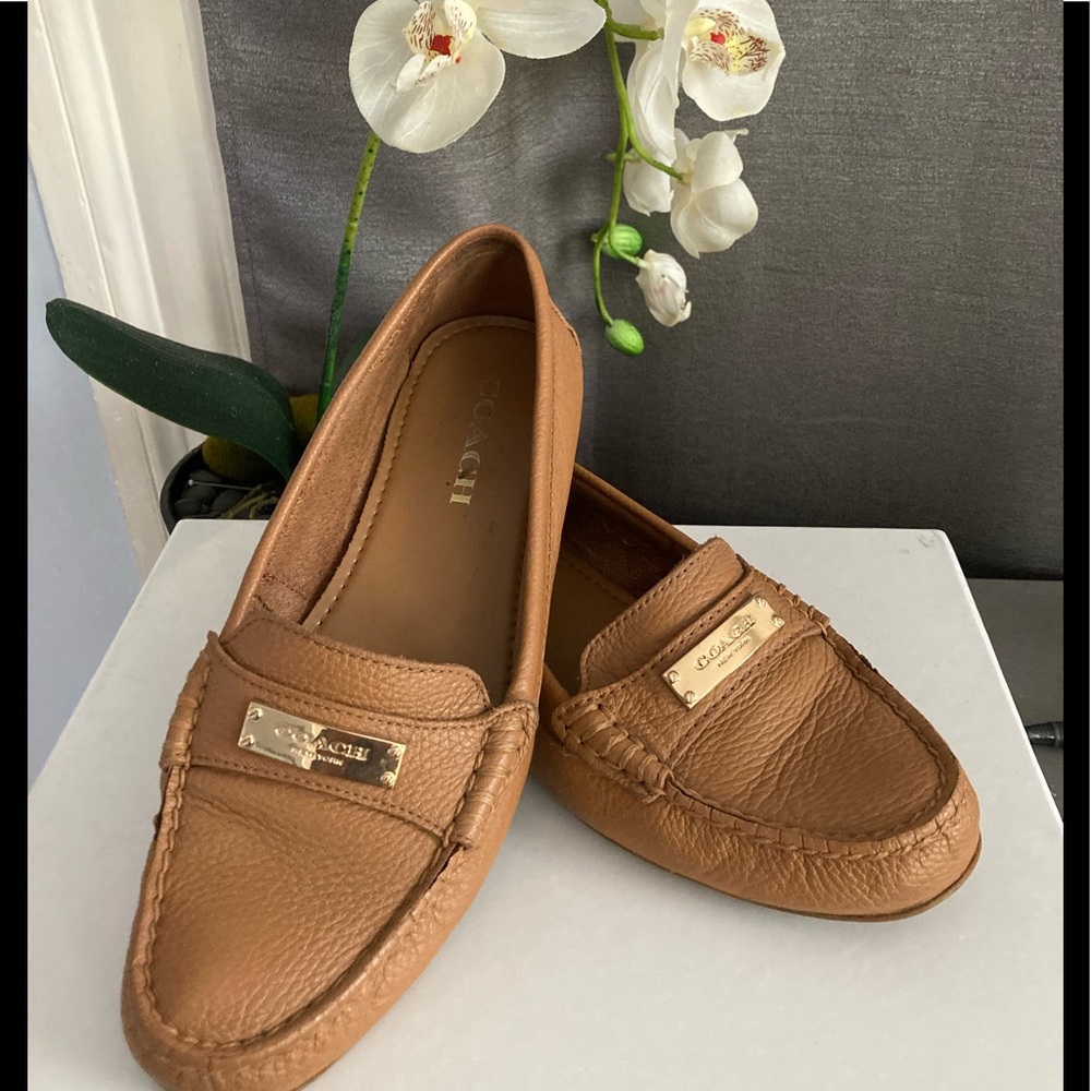 Coach leather loafer